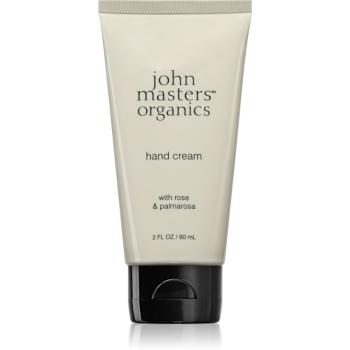 John Masters Organics hand cream Rose & Palmarosa výživný krém s ružovým olejom 60 ml