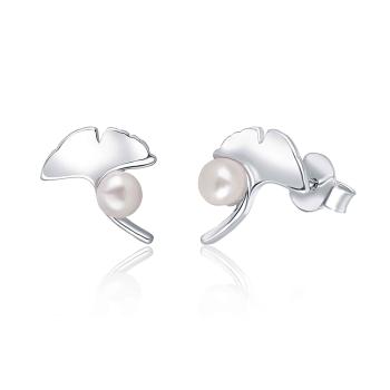 JwL Luxury Pearls Ginkgo perlové náušnice JL0619