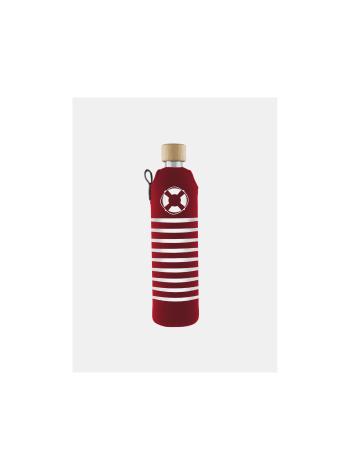 Sklenená fľaša v neoprénovom obale Drinkit Rozmarné léto 500 ml