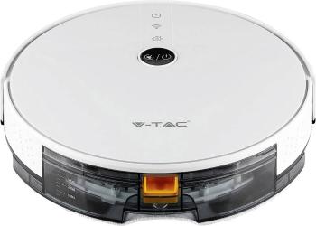 V-TAC VT-5555 white čistiace robot biela s diaľkovým ovládaním, ovládanie aplikácií, kompatibilný so systémom Amazon Ale