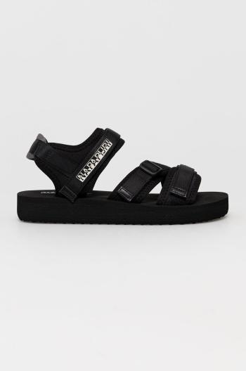 Sandále Napapijri pánske, čierna farba