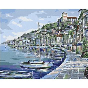 Maľovanie podľa čísel – Mestečko na pobreží (HRAmal00548nad)
