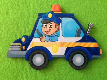 Loranc Magnetka na tortu - Policajné auto