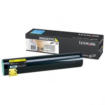 LEXMARK X945X2YG - originálny toner, žltý, 22000 strán