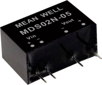 Mean Well MDS02L-05 DC / DC menič napätia, modul   400 mA 2 W Počet výstupov: 1 x