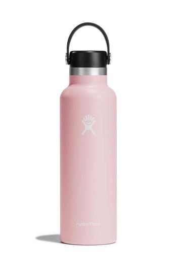 Termo fľaša Hydro Flask 21 Oz Standard Flex Cap Trillium ružová farba, S21SX678