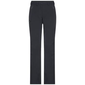 James & Nicholson Dámske elastické outdoorové nohavice JN584 - Čierna | L