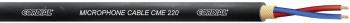 Cordial CME 220 mikrofónový kábel  2 x 0.20 mm² čierna metrový tovar