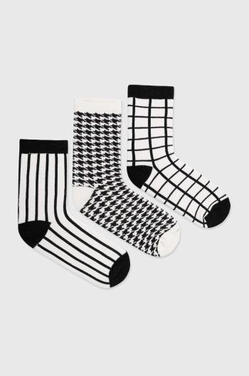 Ponožky Answear Lab (3-pak) dámske, čierna farba