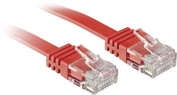 LINDY 47510 RJ45 sieťové káble, prepojovacie káble CAT 6 U/UTP 30.00 cm červená s ochranou 1 ks