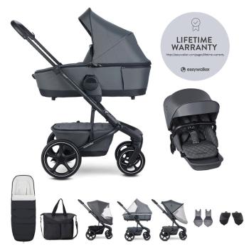 EASYWALKER Kočík kombinovaný Harvey⁵ Premium Mineral Grey XXL RWS