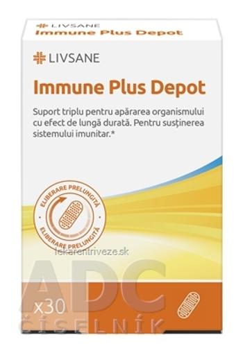 LIVSANE Immune Plus Depot cps (vitamín C+D+zinok, s predĺženým účinkom) 1x30 ks