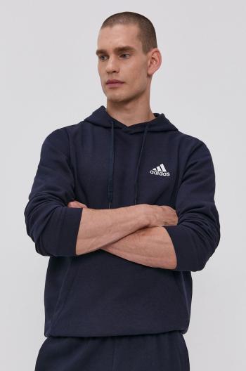 Mikina adidas H12216 pánska, tmavomodrá farba, jednofarebná