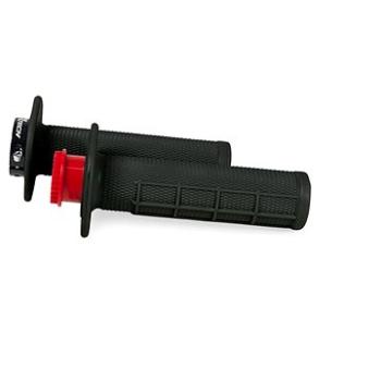 RTECH gripy lock-on R20 Half Waffle BETA RR 125-530, čierne, 1 pár (M003-185)