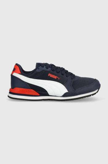 Detské tenisky Puma ST Runner v3 Mesh Jr tmavomodrá farba