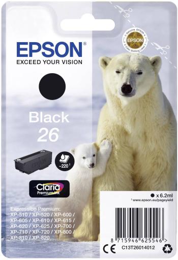 Epson Ink T2601, 26 originál  čierna C13T26014012