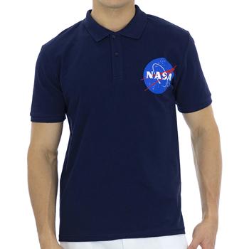 Nasa  Polokošele s krátkym rukávom NASA09PO-BLUE  Modrá