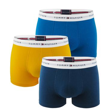 TOMMY HILFIGER - boxerky 3PACK signature cotton essentials marine blue & lakeside - limitovaná edícia-M (77-88 cm)