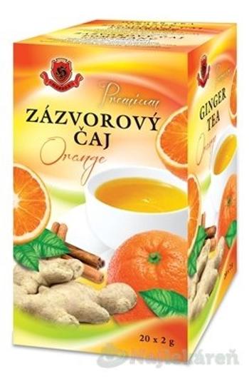 HERBEX Premium ZÁZVOROVÝ ČAJ Orange, 20x2 g