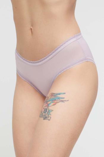 Nohavičky Calvin Klein Underwear fialová farba