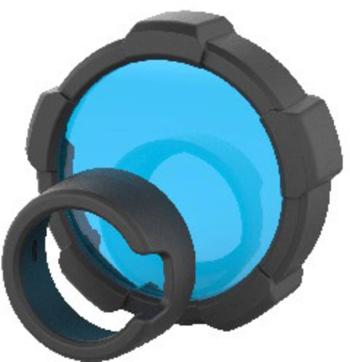 Ledlenser 501507 farebný filter  M10R, MT18, i18R modrá