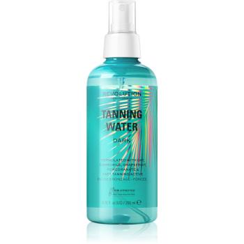 Makeup Revolution Beauty Tanning Water samoopaľovacia voda odtieň Dark 200 ml