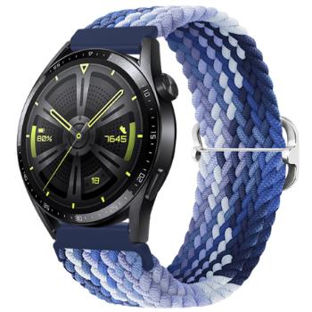 BStrap Elastic Nylon remienok na Garmin Vivoactive 4, blueberry (SSG025C0904)