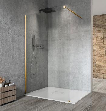 GELCO - VARIO GOLD jednodielna sprchová zástena na inštaláciu k stene, číre sklo, 900 mm GX1290GX1016
