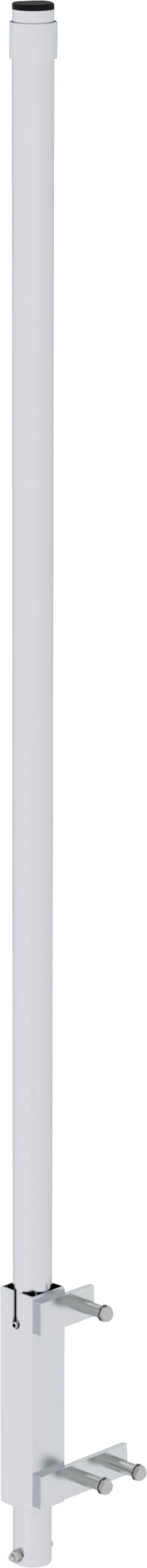 MUNK Günzburger Steigtechnik 19104 Výsuvný výstupný stĺpik pre sklopné rebríky od stĺpika 73 mm, sklonená pravá inštalác
