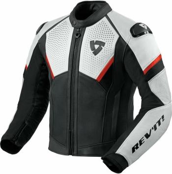 Rev'it! Jacket Matador Black/Neon Red 58 Kožená bunda