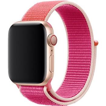Eternico Airy na Apple Watch 42 mm/44 mm/45 mm  Silk Pink and Gold edge (AET-AWAY-SiPiG-42)