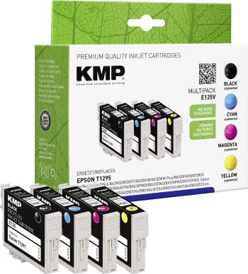 KMP Ink náhradný Epson T1291, T1292, T1293, T1294, T1295 kompatibilná kombinované balenie čierna, zelenomodrá, purpurová