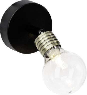 Brilliant Bulb 21210/76 nástenný reflektor G9  28 W LED  starožitná mosadz, čierna