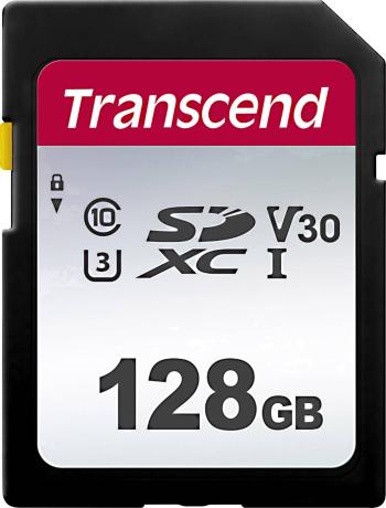 Transcend Premium 300S SDXC karta 128 GB Class 10, UHS-I, UHS-Class 3, v30 Video Speed Class