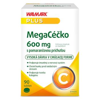 WALMARK MegaCéčko 600 mg 90 cmúľacích tabliet