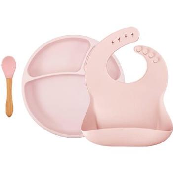 MINIKOIOI set na stolovanie BLW II, Pinky Pink (8681176334407)