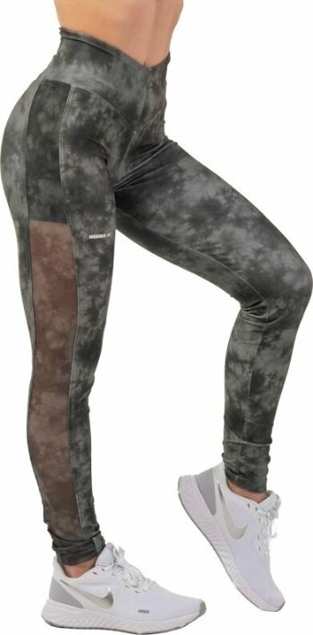 Nebbia ECO Camo Green Mesh Leggings "Breathe" Como Green M