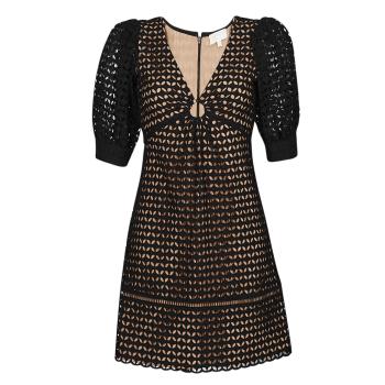 MICHAEL Michael Kors  GEO EYELET MINI DRESS  Krátke šaty Čierna