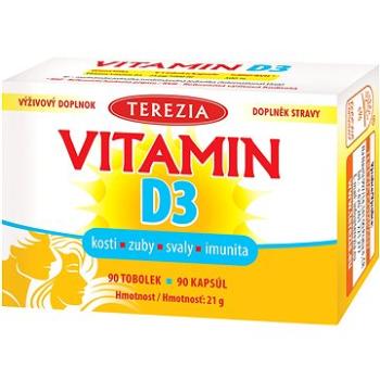 TEREZIA Vitamín D3 1000 IU 90 toboliek (4531175)