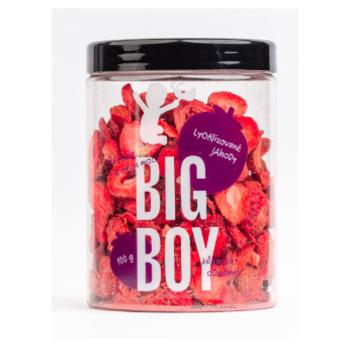 BIG BOY Jahody plátky lyofilizované 100 g, poškodený obal