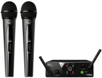 AKG WMS40 Mini Dual Vocal Bezdrôtový set US25B: 537.900MHz + US25D: 540.400MHz