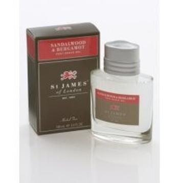 St James of London Sandalwood & Bergamot, gél po holení 100 ml