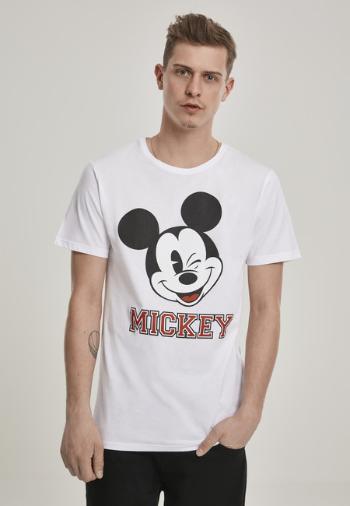 Mr. Tee Mickey College Tee white - S