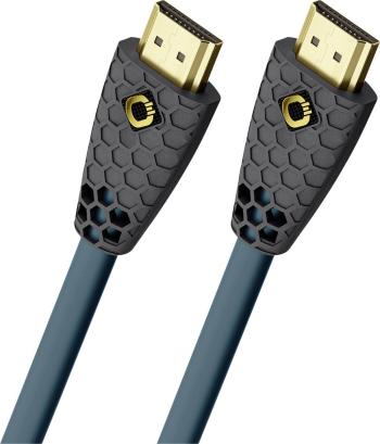 Oehlbach HDMI prepojovací kábel #####HDMI-A Stecker, #####HDMI-A Stecker 1.50 m permanentný modrá, antracitová D1C92601