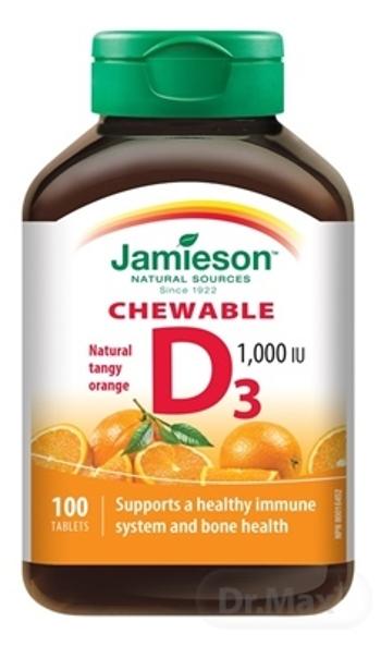 Jamieson Vitamín D3 1000 Iu Pomaranč