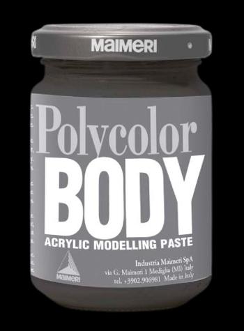 MAIMERI POLYCOLOR BODY - Modelovateľné akrylové pasty (803 - oceľová, 140 ml)