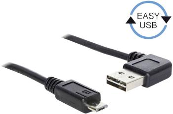 Delock #####USB-Kabel USB 2.0 #####USB-A Stecker, #####USB-Micro-B Stecker 2.00 m čierna pozlátené kontakty, UL certifik
