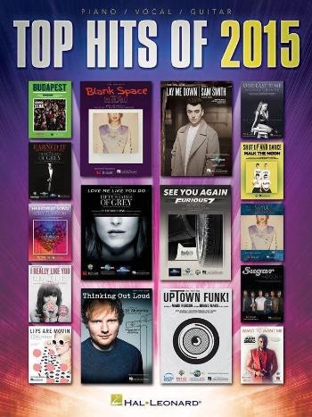 Hal Leonard Top Hits of 2015 Piano, Vocal and Guitar Noty