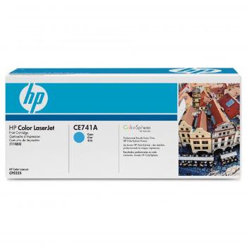 HP originál toner CE741A, cyan, 7300str., HP 307A, HP Color LaserJet CP5225, O