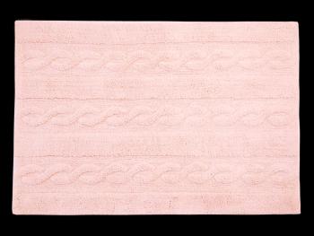 Ourbaby Braids rug - soft pink 32023-0 obdĺžnik 80 x 120 cm ružová